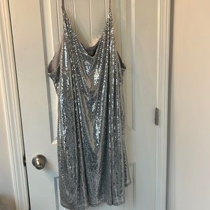 “A New Day” NWT sequined slip dress in size 4X. From Target